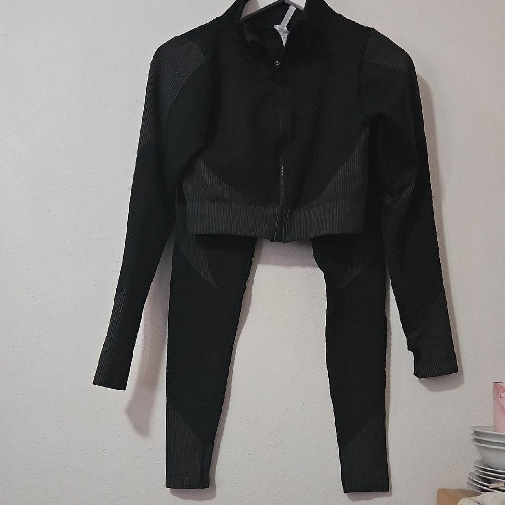 New Mix Black Textured Outfit
